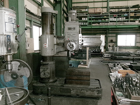 ラジアルボール盤